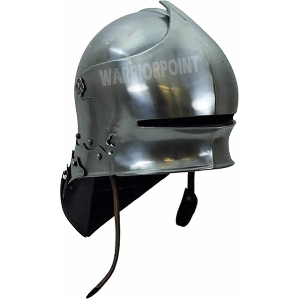 Medieval Metal Military German Sallet Spartan Roman Helmet Costume