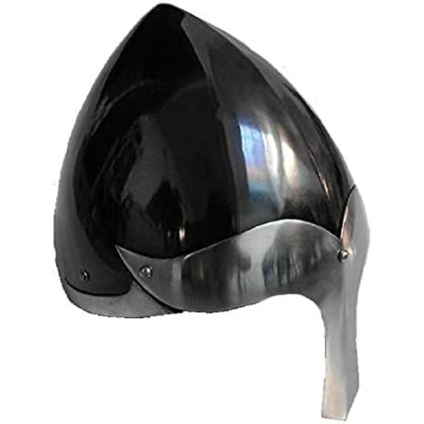 WARRIORPOINT New Medieval Norman Nasal 18G Armor Helmet with Liner