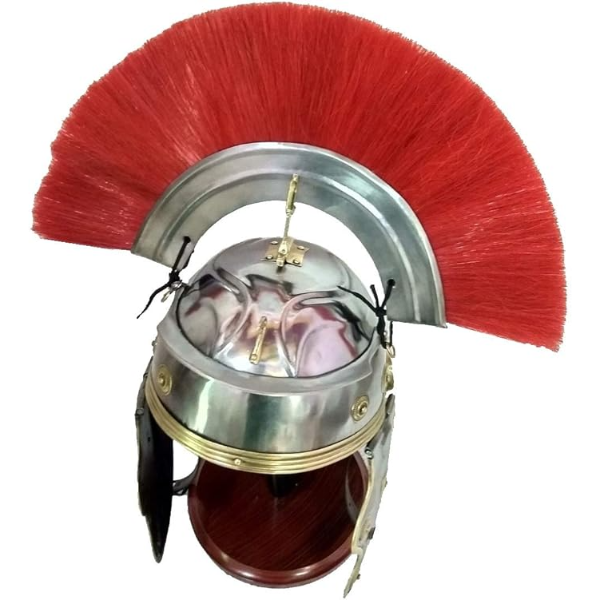 Warriorpoint,New Imperial Gallic ”G’ Mainz Roman Helmet Rrmor Replica